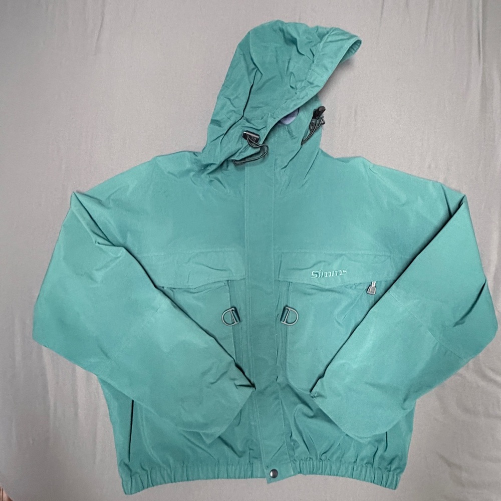 Simms Teal Vintage Dry Coat (Size: Large)